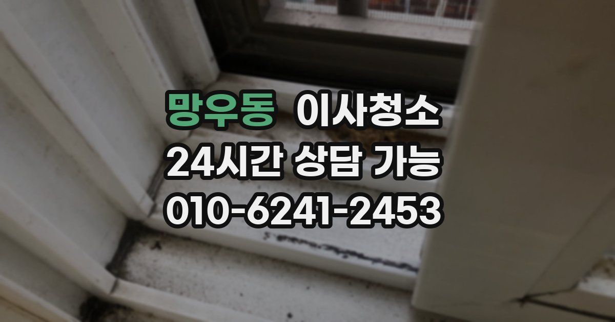 망우동 입주청소