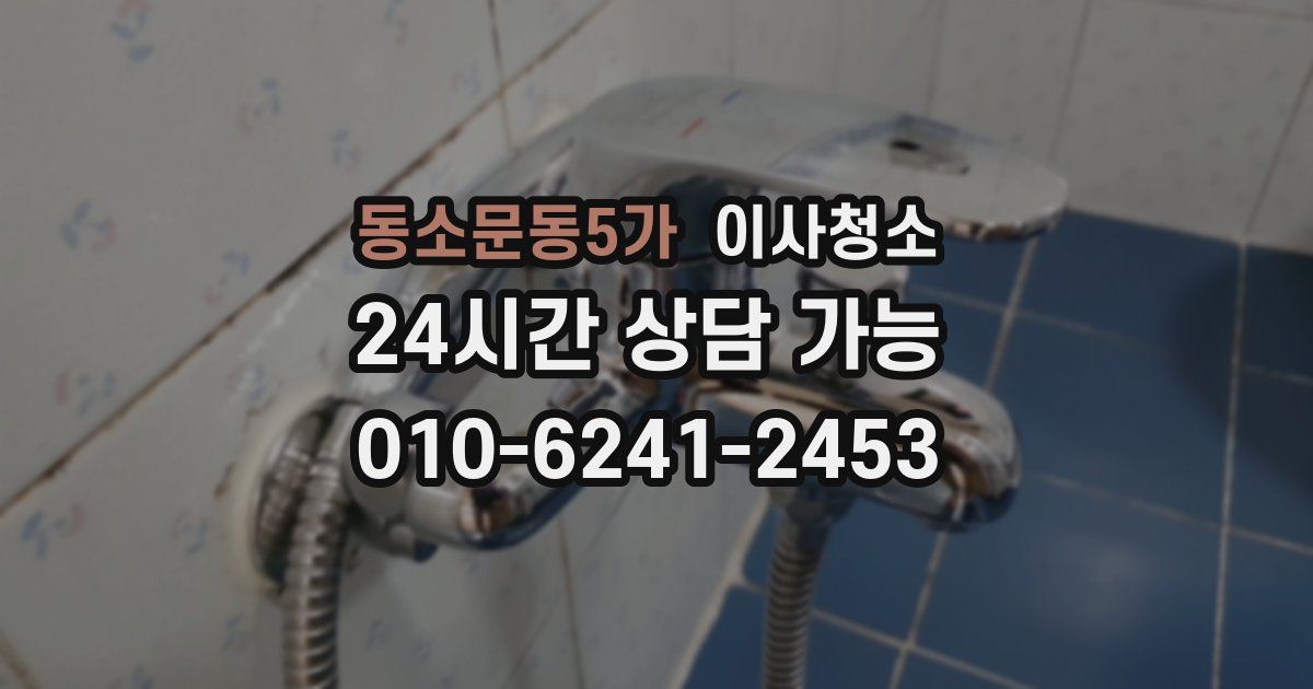 동소문동5가 입주청소