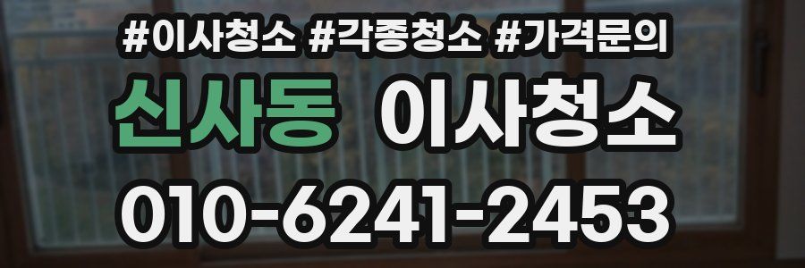 신사동 이사청소