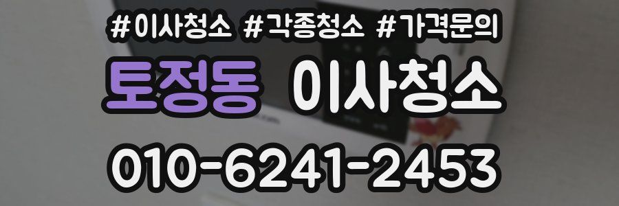 토정동 이사청소