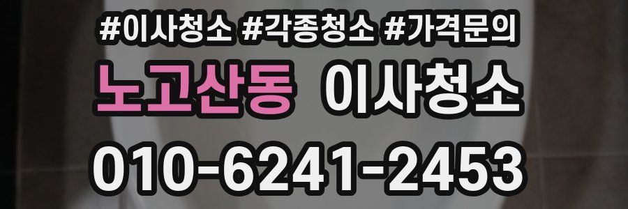 노고산동 이사청소