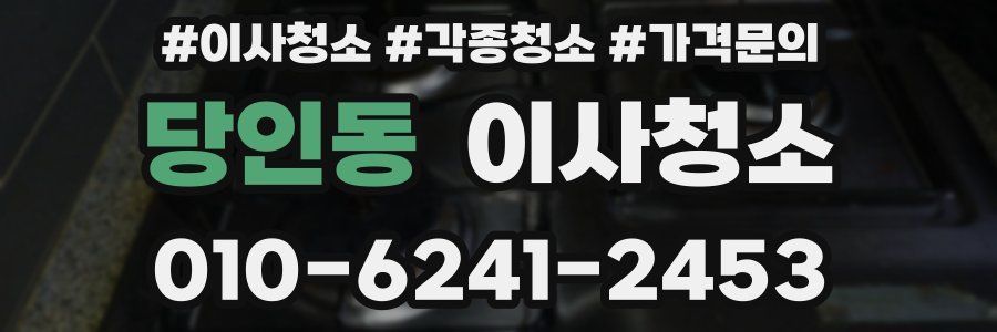 당인동 이사청소