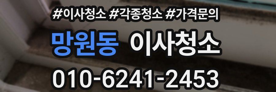 망원동 이사청소