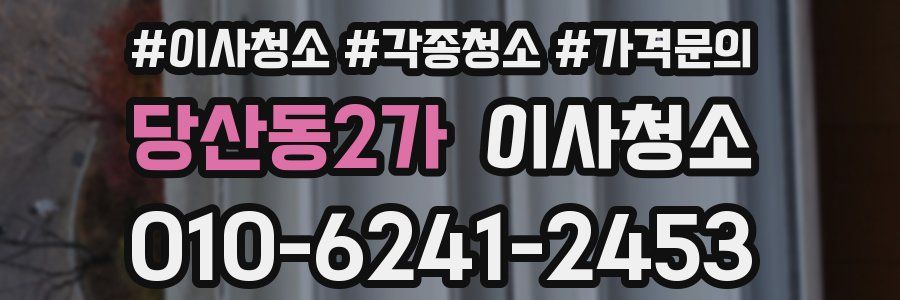 당산동2가 이사청소