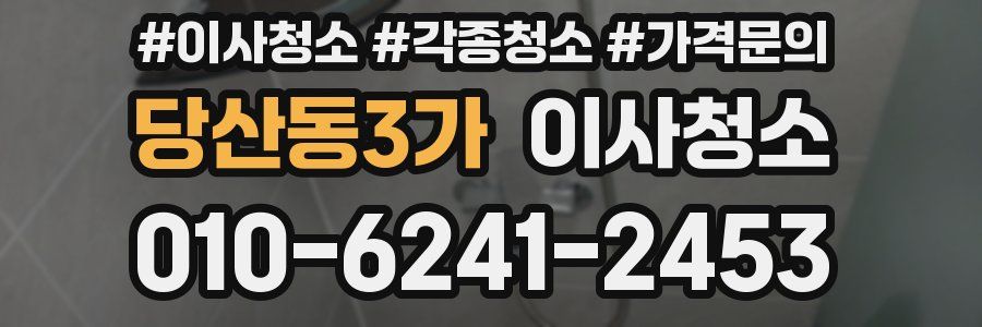 당산동3가 이사청소