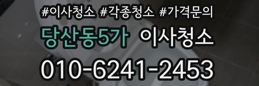 당산동5가 이사청소