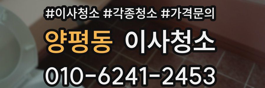 양평동 이사청소