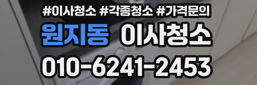 원지동 이사청소