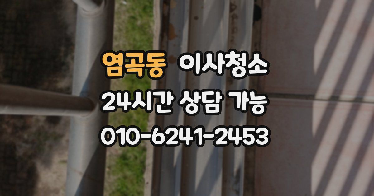 염곡동 입주청소