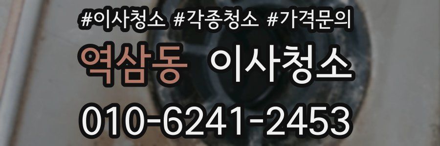 역삼동 이사청소