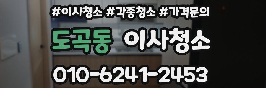 도곡동 이사청소