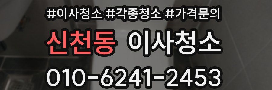 신천동 이사청소