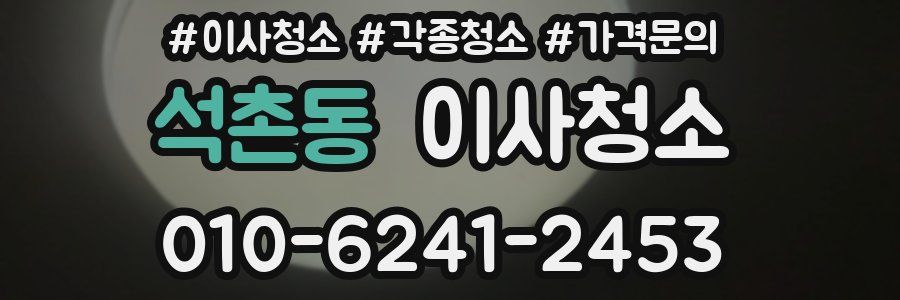 석촌동 이사청소