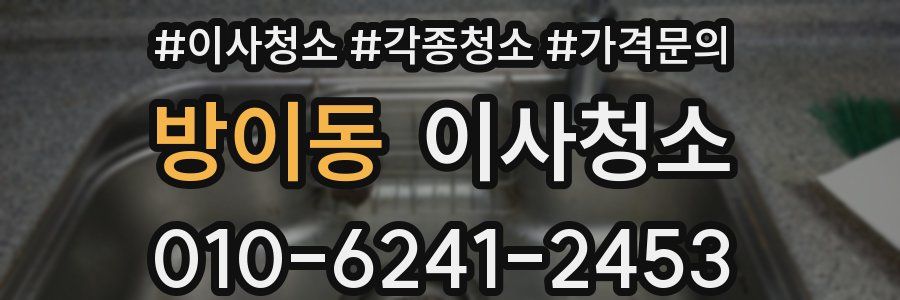 방이동 이사청소