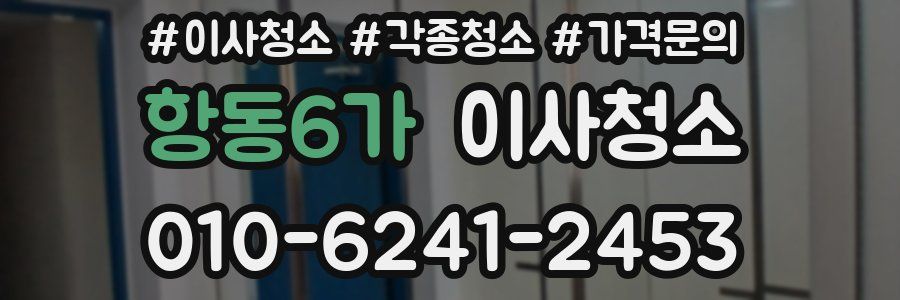 항동6가 이사청소