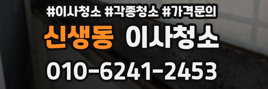 신생동 이사청소