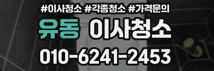 유동 이사청소