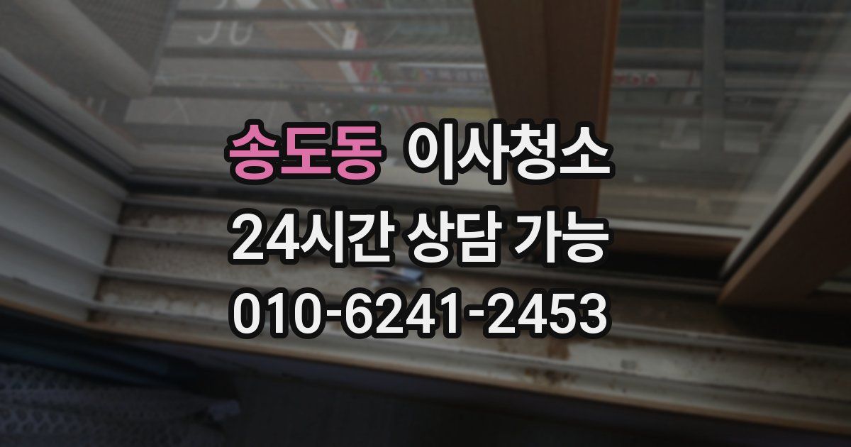 송도동 입주청소