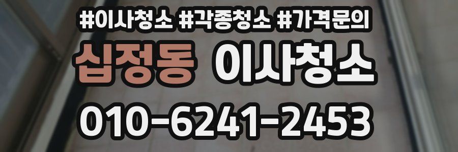 십정동 이사청소