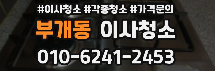 부개동 이사청소