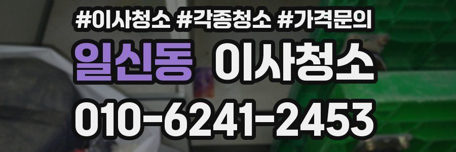 일신동 이사청소