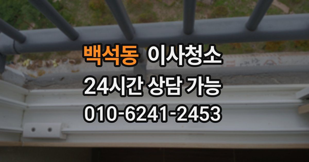 백석동 입주청소