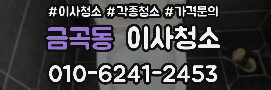 금곡동 이사청소