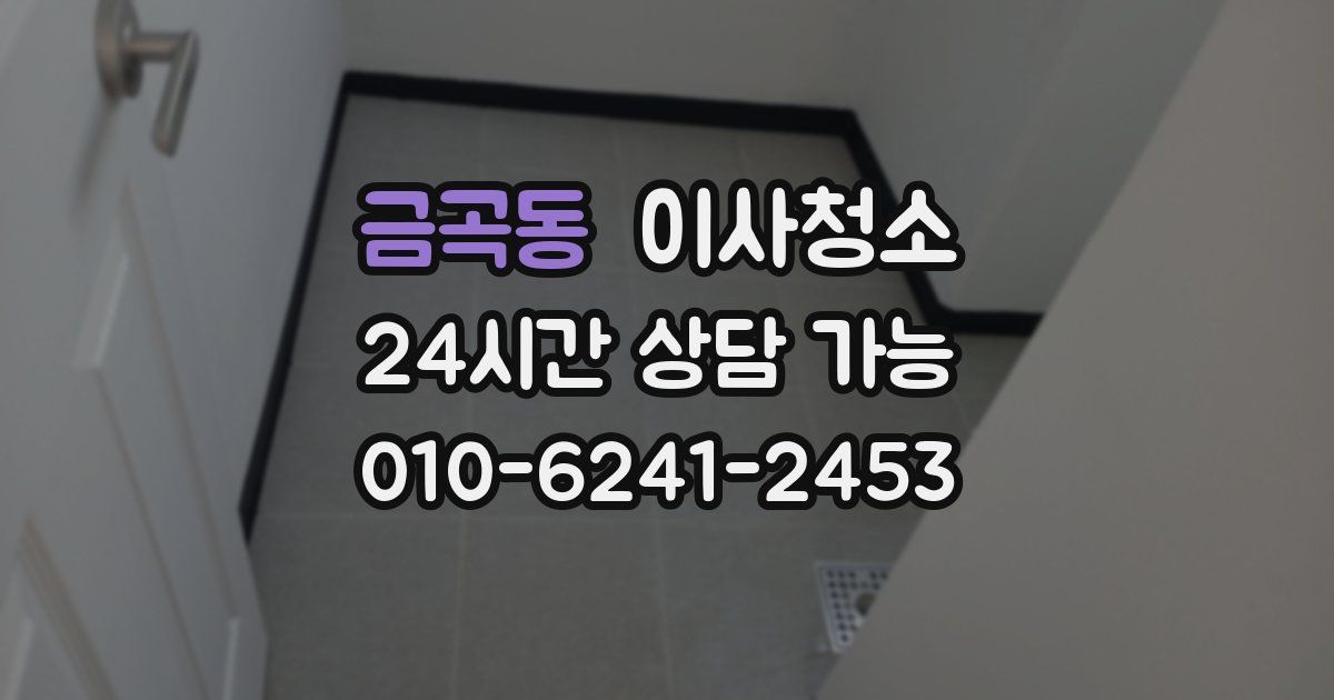 금곡동 입주청소