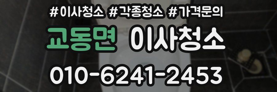 교동면 이사청소