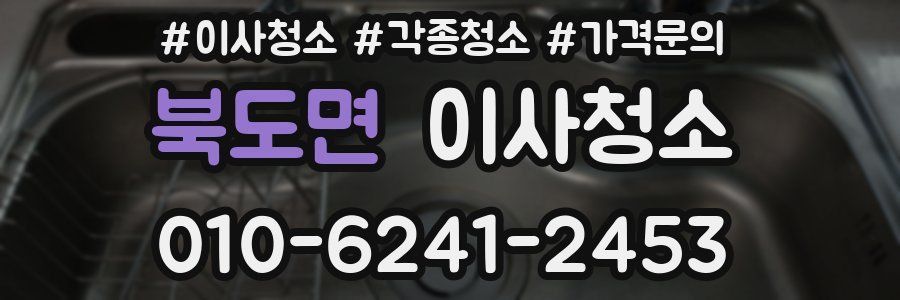 북도면 이사청소