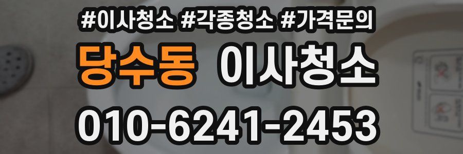 당수동 이사청소