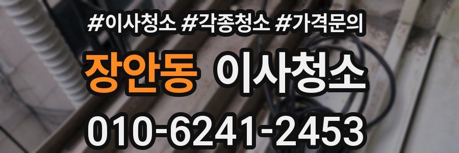 장안동 이사청소