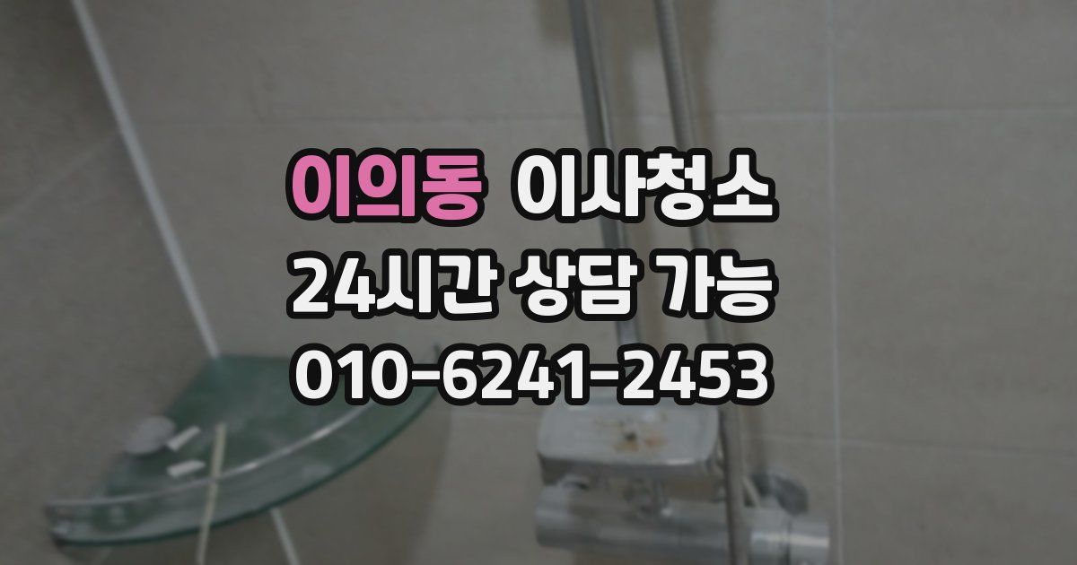 이의동 입주청소