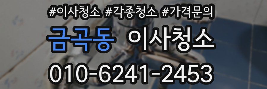 금곡동 이사청소