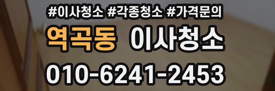 역곡동 이사청소