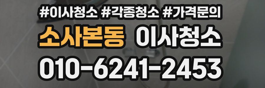 소사본동 이사청소