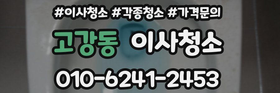 고강동 이사청소