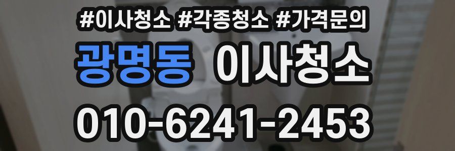 광명동 이사청소