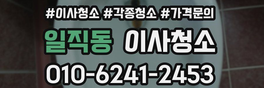 일직동 이사청소