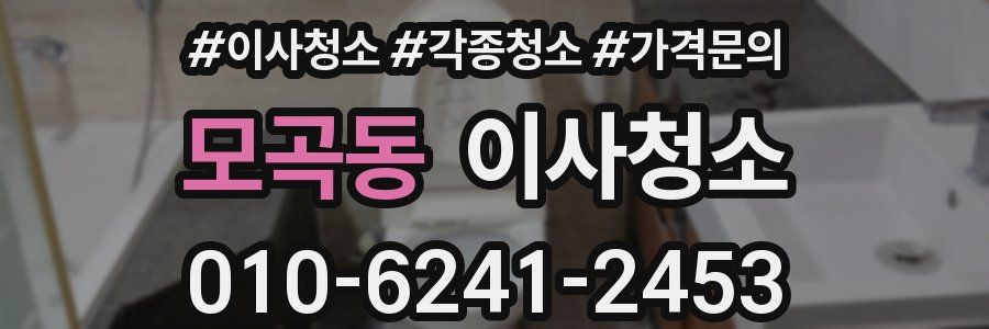 모곡동 이사청소