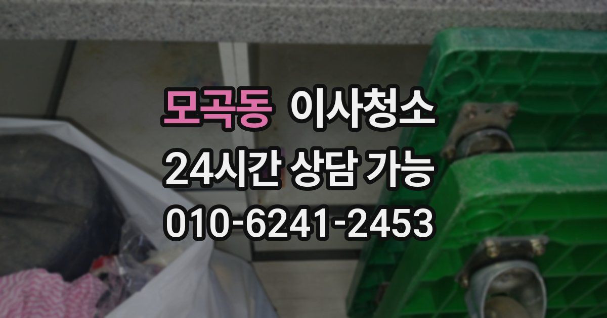 모곡동 입주청소