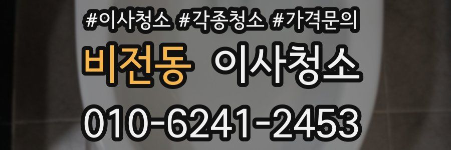 비전동 이사청소