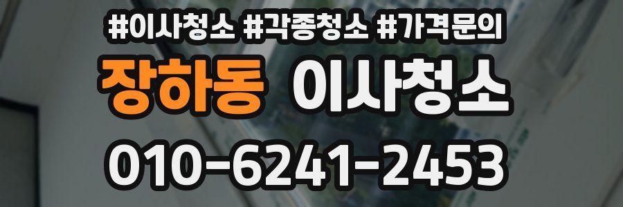 장하동 이사청소