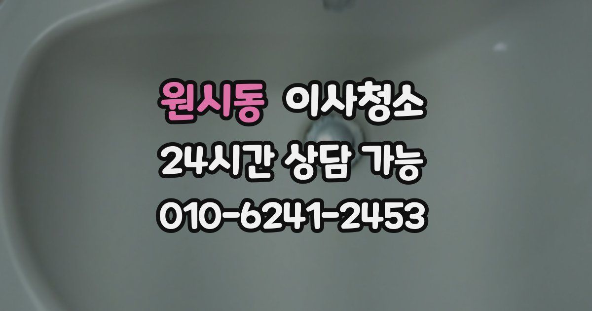 원시동 입주청소