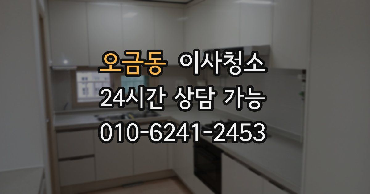 오금동 입주청소