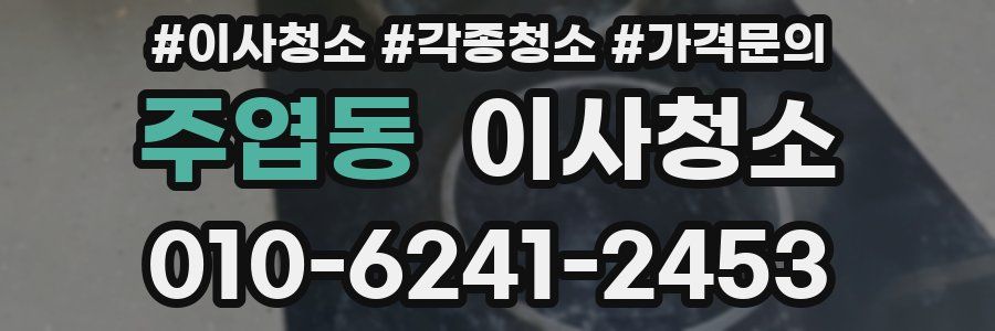 주엽동 이사청소