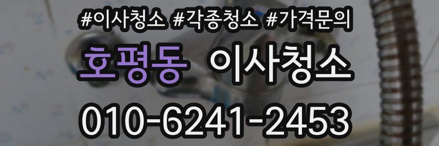 호평동 이사청소