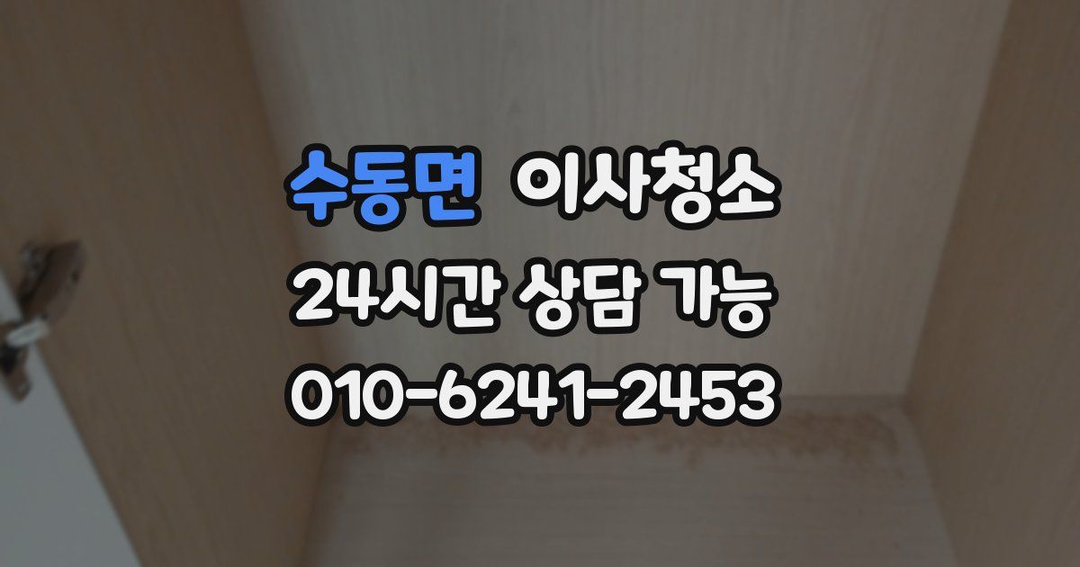 수동면 입주청소