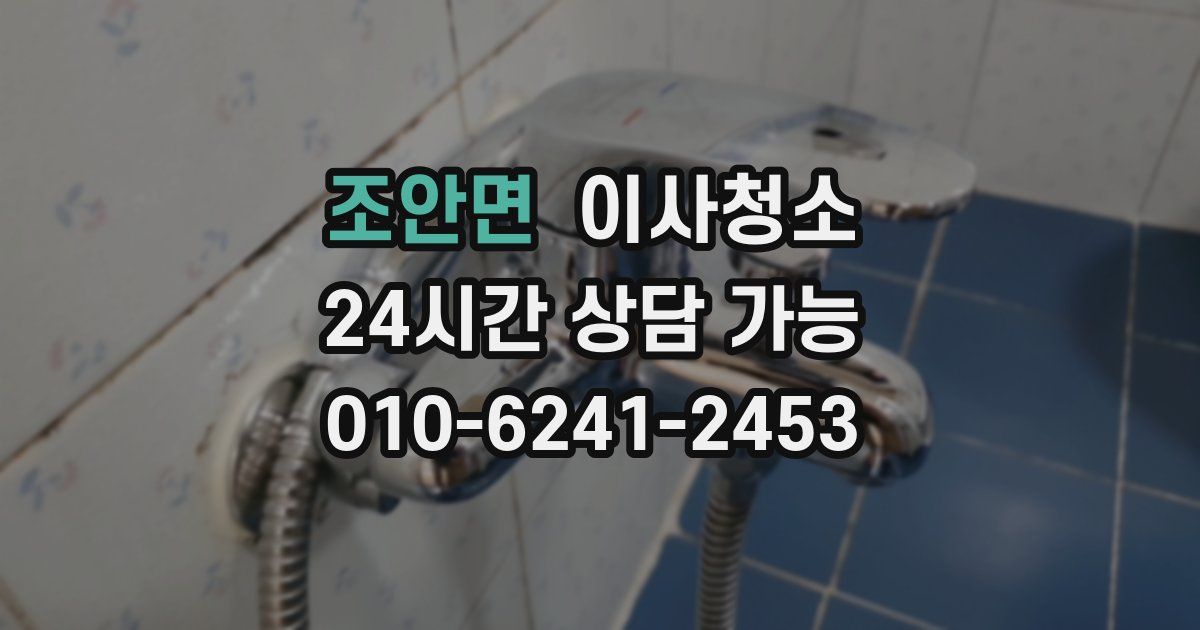 조안면 입주청소
