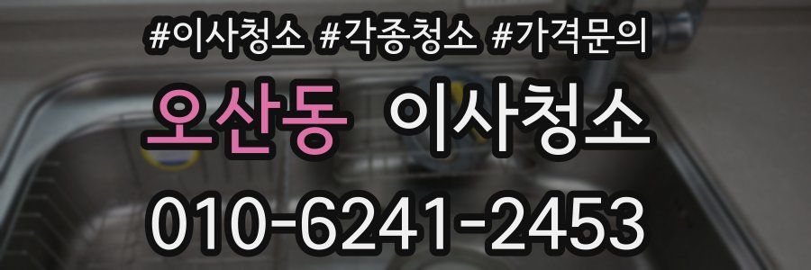 오산동 이사청소